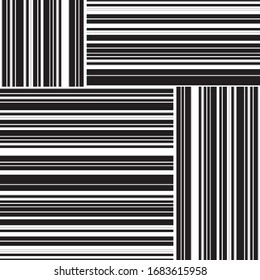 pattern with horizontal and vertical black bands