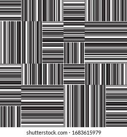 pattern with horizontal and vertical black bands