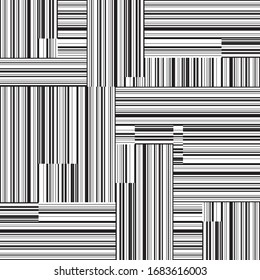 pattern with horizontal and vertical black bands