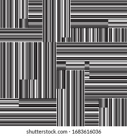 pattern with horizontal and vertical black bands