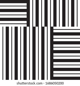 pattern with horizontal and vertical black bands