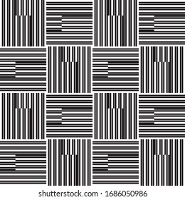 pattern with horizontal and vertical black bands