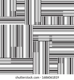 pattern with horizontal and vertical black lines