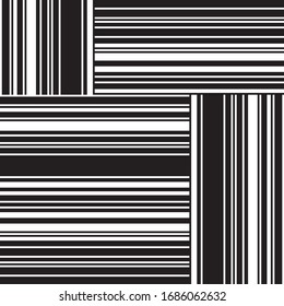 pattern with horizontal and vertical black lines