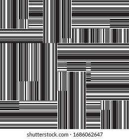 pattern with horizontal and vertical black lines