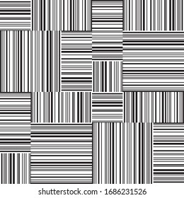 Pattern with horizontal and vertical black lines