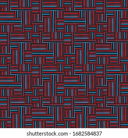 pattern with horizontal and vertical colored bands