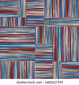pattern with horizontal and vertical colored bands