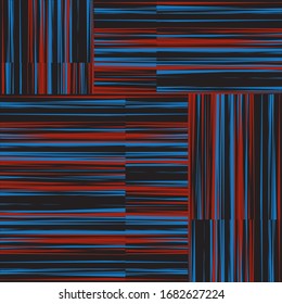 pattern with horizontal and vertical colored bands