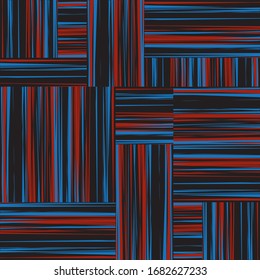 pattern with horizontal and vertical colored bands