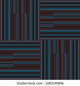 pattern with horizontal and vertical colored bands