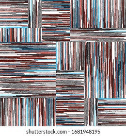 pattern with horizontal and vertical colored lines