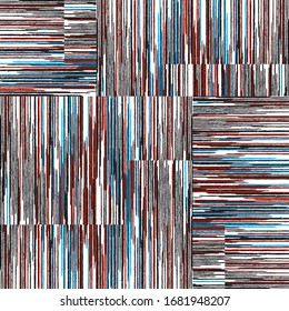 pattern with horizontal and vertical colored lines