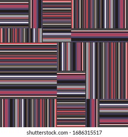 pattern with horizontal and vertical colored lines