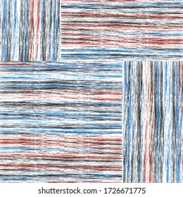 pattern with horizontal and vertical colored segments