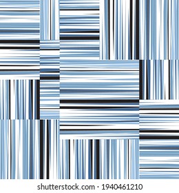 pattern with horizontal and vertical colored segments