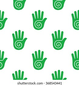 pattern with human hands