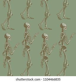 pattern, human skeleton