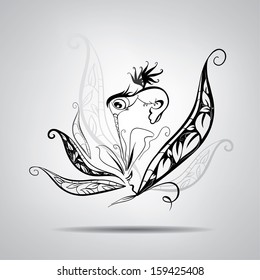 Pattern with hummingbirds. Vector illustration