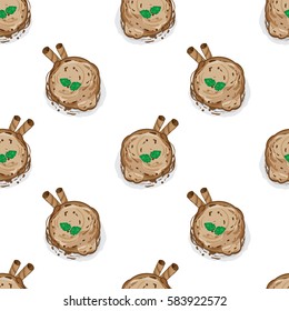 pattern ice cream Chocolate 