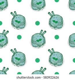 pattern ice cream lemon lime 
