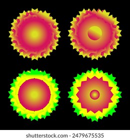pattern icon with pattern logo