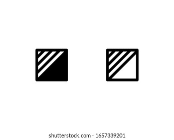 Icono de patrón. con esquema y estilo de glifo
