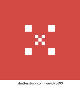 pattern icon. sign design. red background