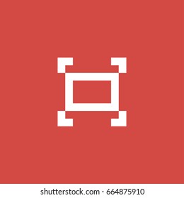 pattern icon. sign design. red background