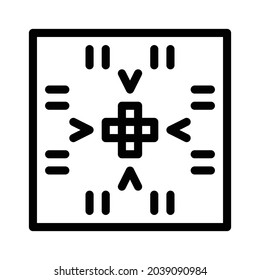 Icono de patrón - Blanco y negro