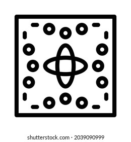 Icono del piso - Blanco y negro