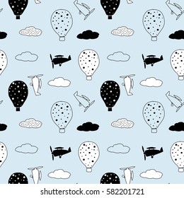 pattern illustration for baby clothes or other uses.