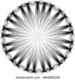 Zeichnung von Musterkunst-Grafikdesign-Kunst im Tätowierungsstil