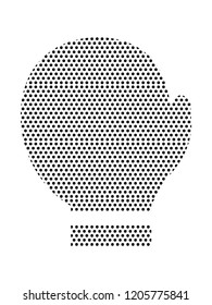 Pattern Image of a Boxing Glove Icon