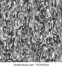 Pattern with the image of the cream texture of black, white and gray shades. Abstract background