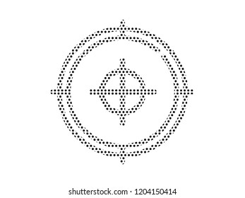 Pattern Image of a Cross Hair Icon