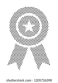 Pattern Image of a First Prize Medal Icon