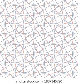 pattern with the image of geometric shapes and lines. Graphics, grid, minimal design. repeating elements