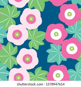 
Pattern image of the holly hock