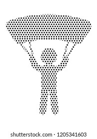 Pattern Image of a Parachute Icon