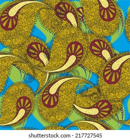 pattern with Indian pickles. vector