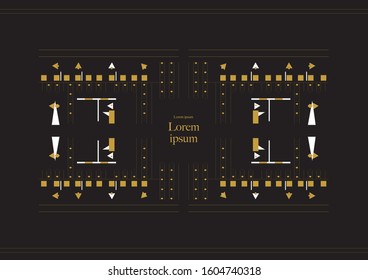 Pattern , inspired by Art of ancient Egypt painting