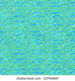 Pattern inspired by nature & tropical fish skin in aqua blue color. Texture for web, print, wallpaper, home decor, spring summer fashion fabric Concept background for aquarium, diving, vacation