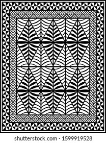 Pattern inspired by Tonga Islands traditional design elements.