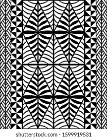 Pattern inspired by Tonga Islands traditional design elements.