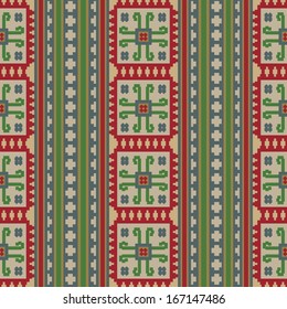 Pattern inspired by traditional romanian embroidery