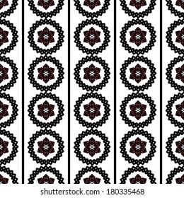 Pattern inspired by traditional romanian embroidery