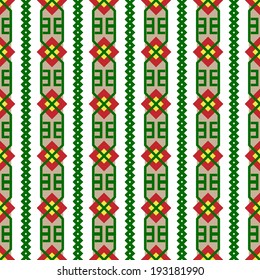 Pattern inspired by traditional Romanian embroidery