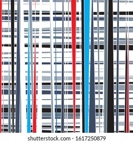 pattern with intersecting colored bands.