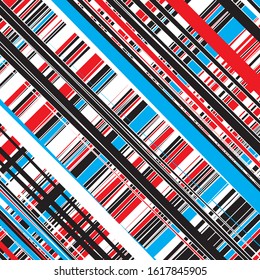 pattern with intersecting colored bands
